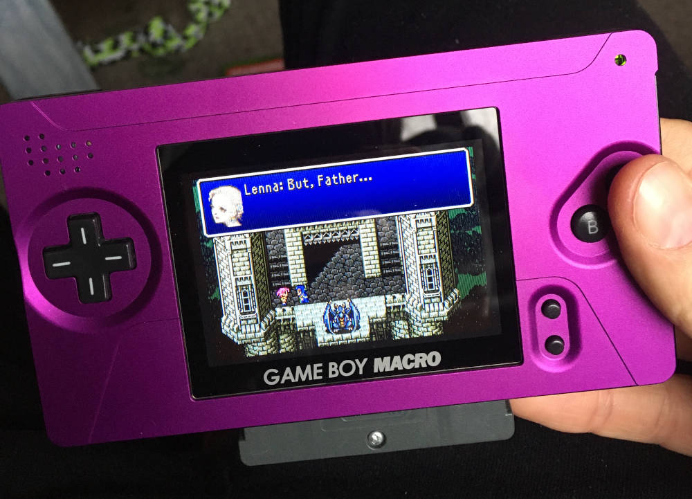 Game Boy Macro with screen turned on