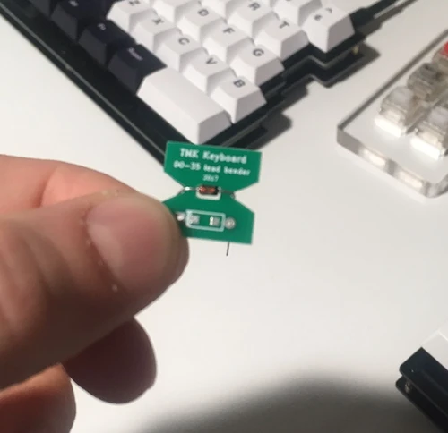 tool to help bend resistor lead wires